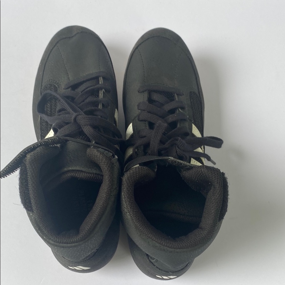 Black and White High-Top Sneakers - Picture 5 of 10